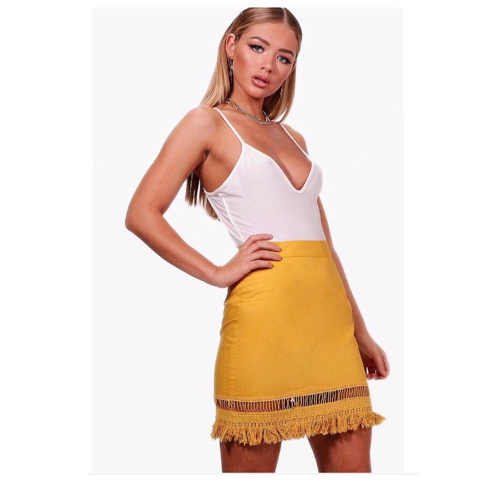 Yellow Frill Skirt